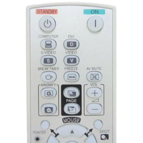 Sharp RRMCGA662WJSA Factory Original Projector Remote PG-F317X, PG-F255W - Picture 2 of 7